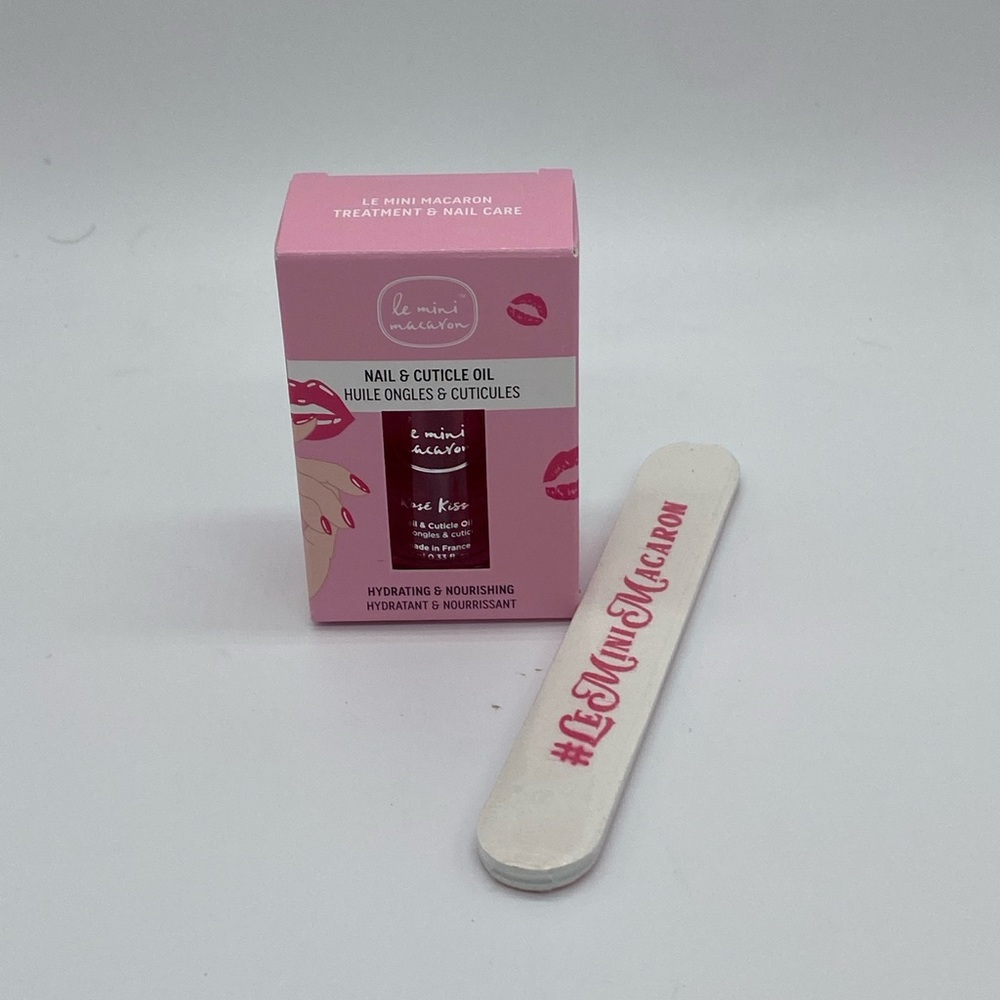 Le Mini Macaron Nail & Cuticle Oil and Nail File